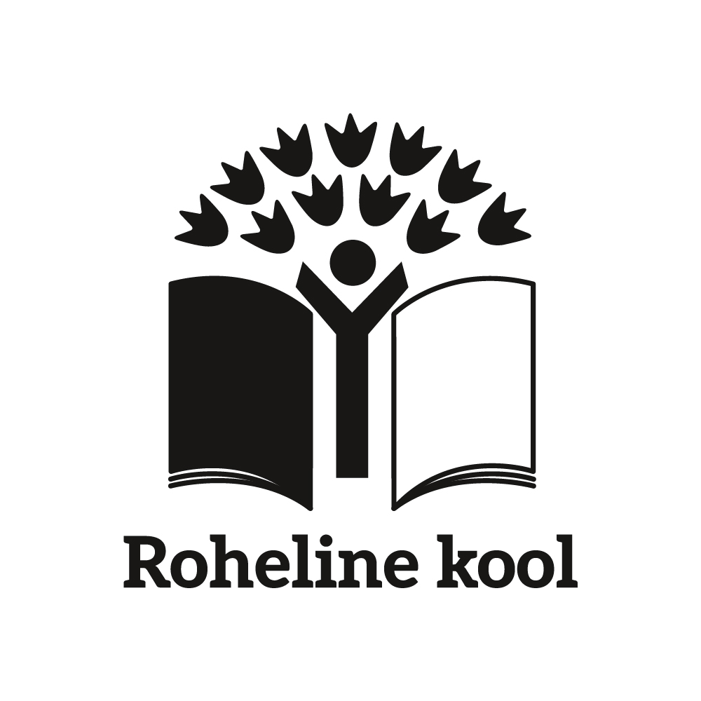 Roheline kool logo must (2)